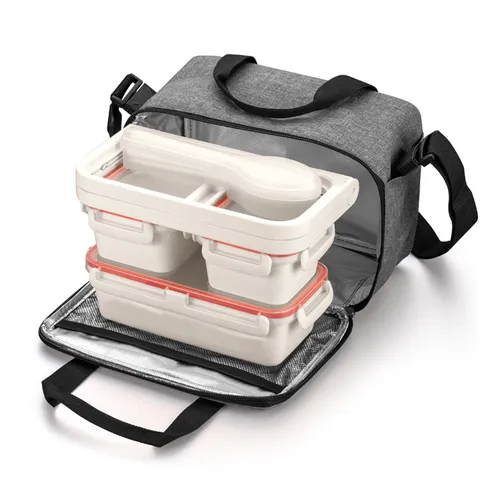 LUNCHBOX SET WITH THERMAL INSULATING BAG