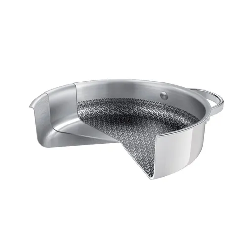 DEEP FRYING PAN WITH COVER, 2 GRIPS