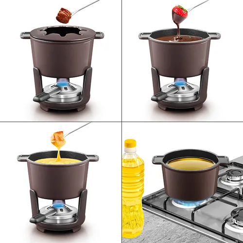FONDUE SET, 6 PERSONS