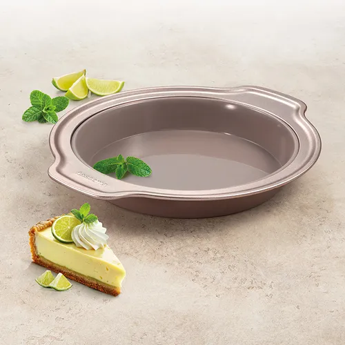 SILICONE PAN WITH METAL RIM