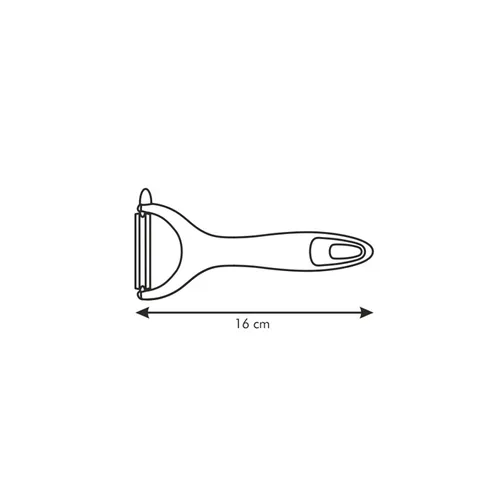 PEELER WITH LATERAL BLADE