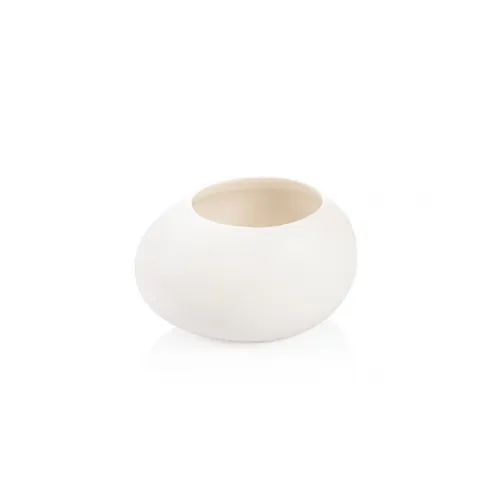 SMALL PLANT POT STONES, WHITE