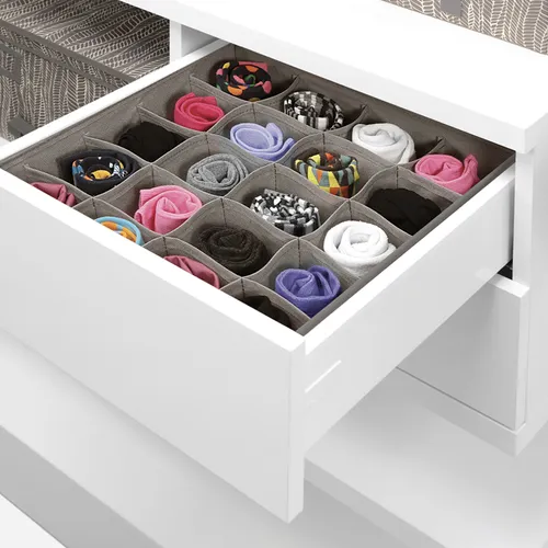 CLOSET ORGANISER BOX FOR SOCKS AND UNDERWEAR, 20 compartments