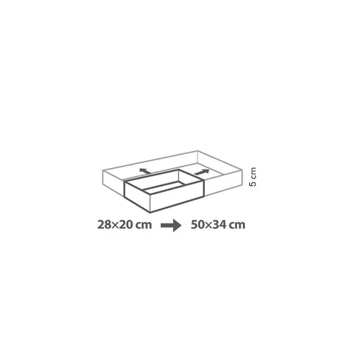 RECTANGULAR  ADJUSTABLE BAKING FRAME