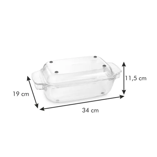ROSTIERA RETTANGOLARE CON COPERCHIO