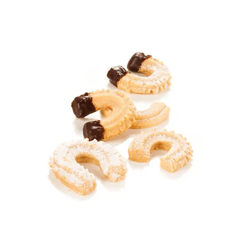 COOKIE CUTTING SHEET FOR CRESCENT-SHAPED ROLLS