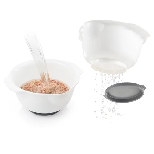 STRAINING BOWL WITH CLOSURE