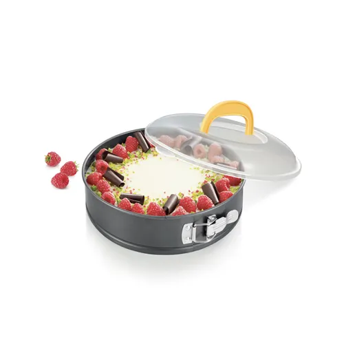 TORTIERA APRIBILE ø 26 cm CON COPERCHIO