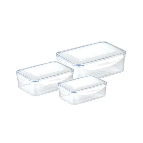 SET 3 CONTAINERS, RECTANGULAR