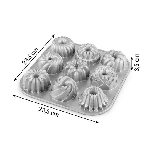 PAN FOR 9 MINI BUNDT CAKES