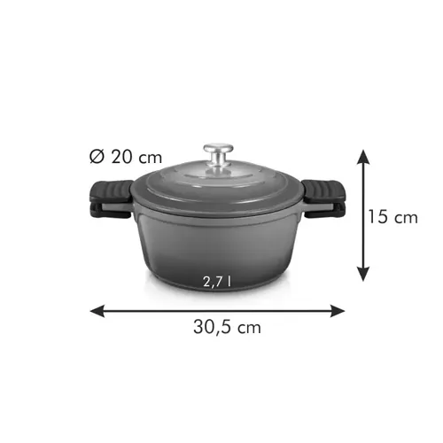 CASSERUOLA CON COPERCHIO