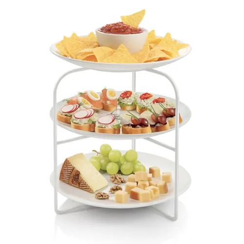 PLATE SERVING RACK