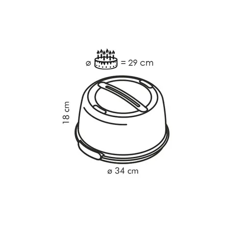 ROUND COOLING TRAY WITH LID