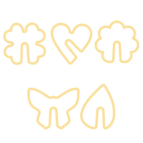 CUP RIM COOKIE CUTTERS, NATURE