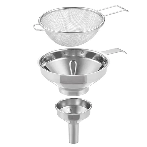 TWO-PART FUNNEL WITH SIEVE