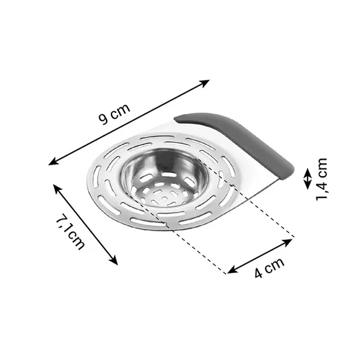 SINK SIEVE WITH SPATULA