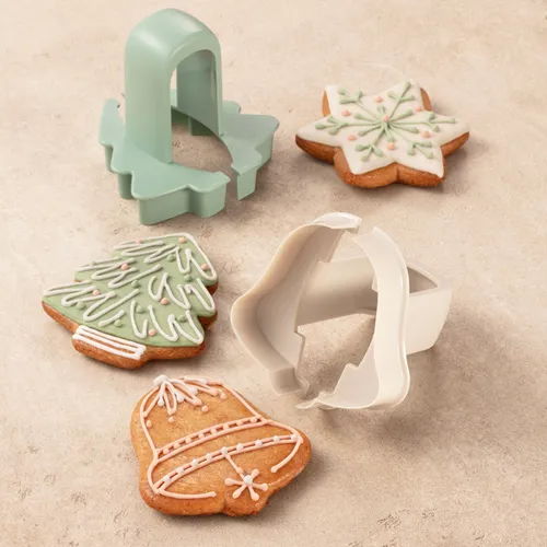 FLEXIBLE COOKIE CUTTERS, CHRISTMAS