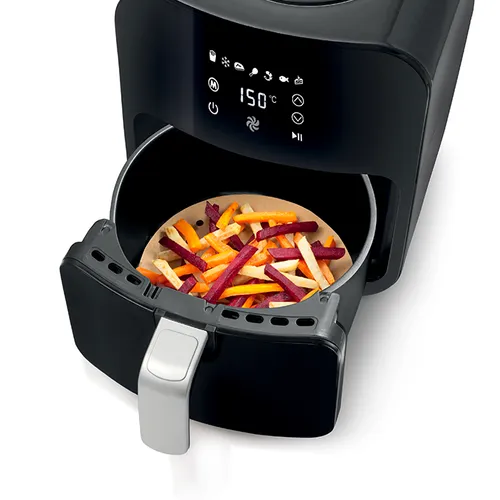 120 Carte Forno Per Friggitrice Ad Aria - Compatibili Con Philips Dual Basket 3000, Tefal EY9018, Cecotec 5.5L/3.5L - Monouso Antiaderenti