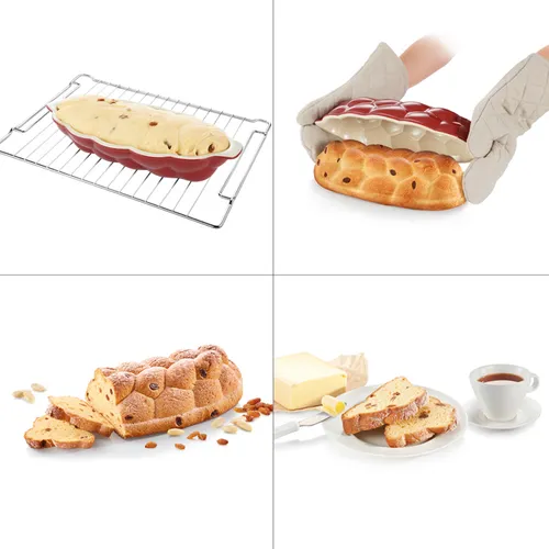 STAMPO PER PANE TRECCIA IN CERAMICA