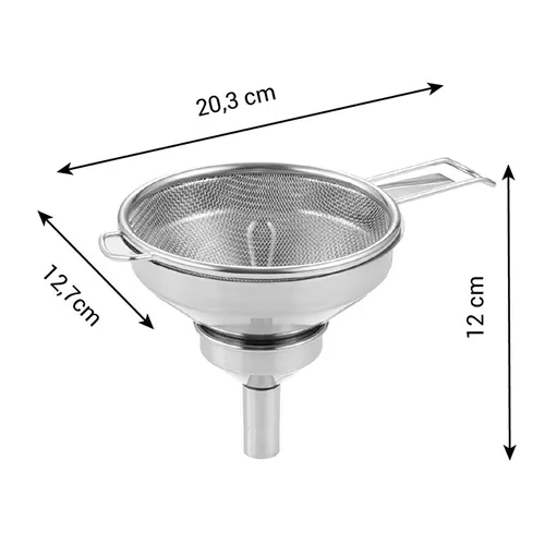 TWO-PART FUNNEL WITH SIEVE