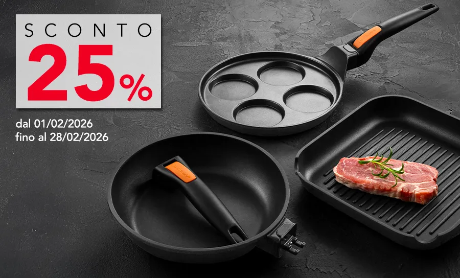 SCONTO 25% SU PENTOLE E PADELLE SMARTCLICK