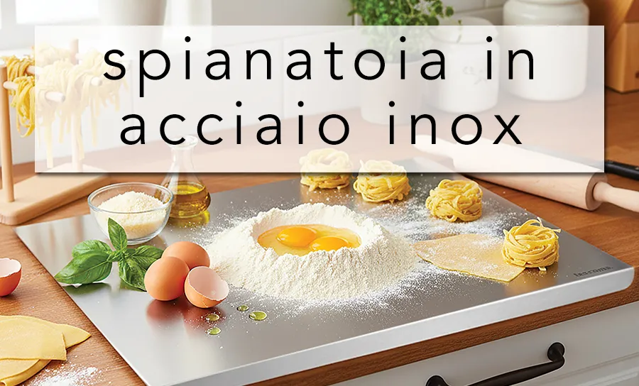 Stainless steel pad for food preparation