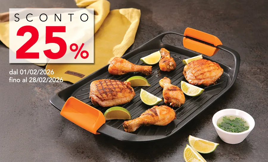 SCONTO 25% SU PENTOLE E PADELLE SMARTCLICK