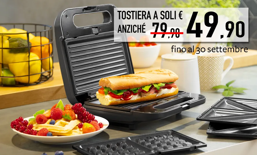 SANDWICH MAKERS AND TOASTERS FOR ONLY €49.90