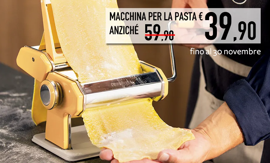 Pasta machine promotion