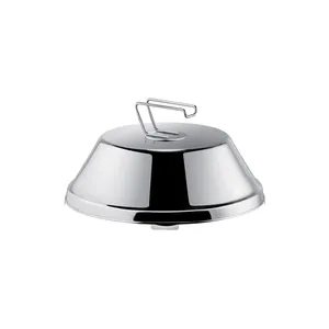 COPERCHIO PER BARBECUE PORTATILE, ACCIAIO INOSSIDABILE