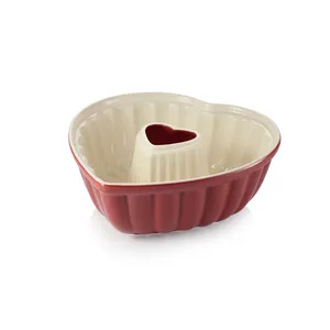 CERAMIC HEART PAN