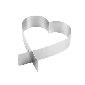 ANELLO REGOLABILE PER TORTE A CUORE