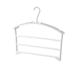 CLOTHES HANGER WITH 3 TROUSER BARS