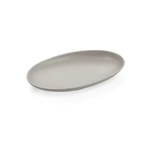 SERVING PLATE, STONES, GREY