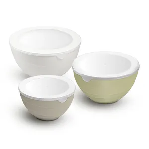 PLASTIC BOWLS WITH LIDS