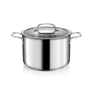DEEP POT WITH COVER 24 CM