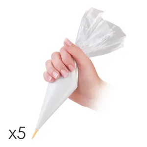 DECORATING BAG WITH MINI NOZZLE, DISPOSABLE