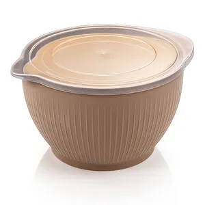PLASTIC BOWLS WITH LID