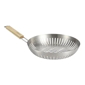 PADELLA PER BARBECUE E CASTAGNE