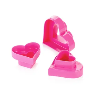 DOUBLE-SIDED COOKIE CUTTERS, HEARTS