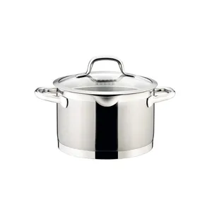DEEP POT WITH STRAINING COVER