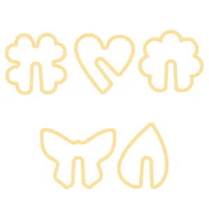 CUP RIM COOKIE CUTTERS, NATURE