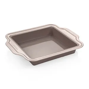 TEGLIA IN SILICONE CON BORDO IN METALLO