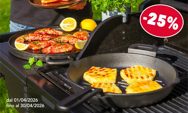 BISTECCHIERE E WOK IN GHISA