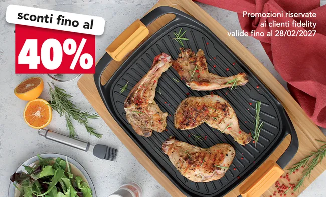 SCONTI FINO AL 40%