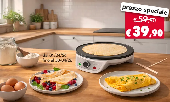 Nuova Crepiera elettrica