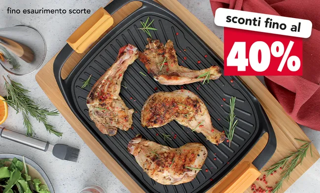 SCONTI FINO AL 40%